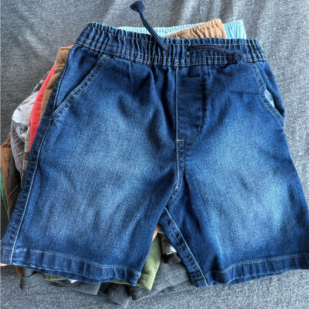 Kids Blue Denim Shorts